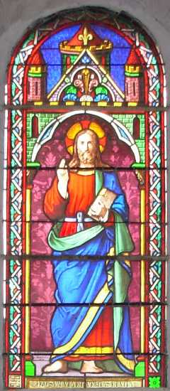 vitrail Christ